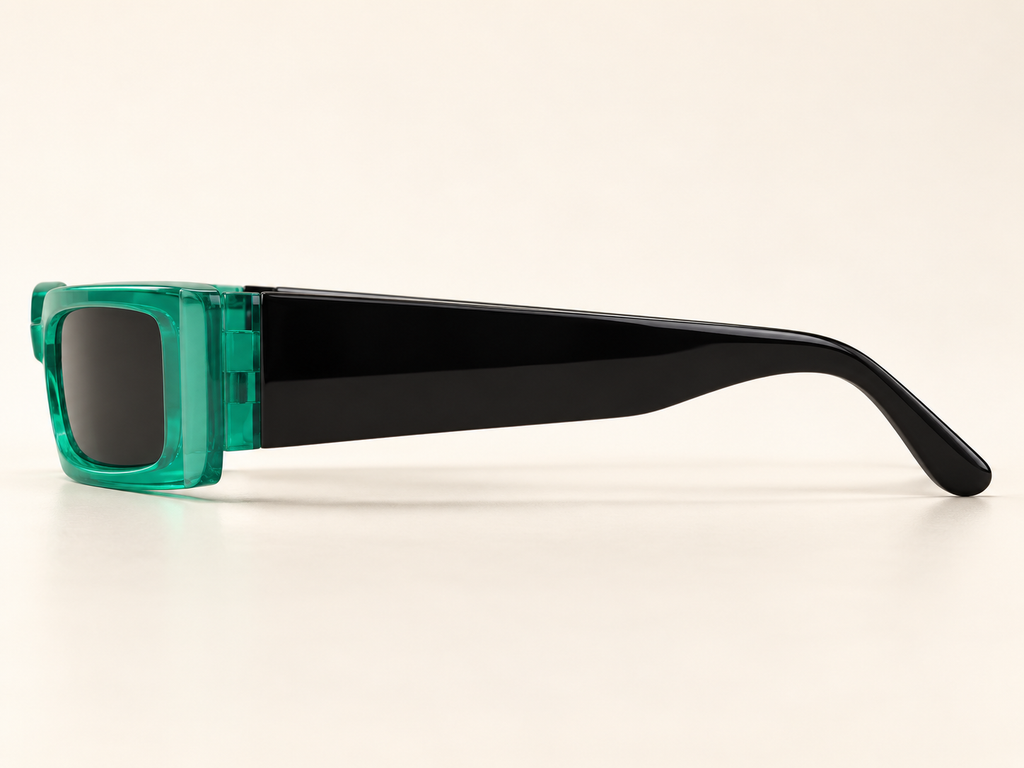 Verdant Cyber Rectangular Sunglasses
