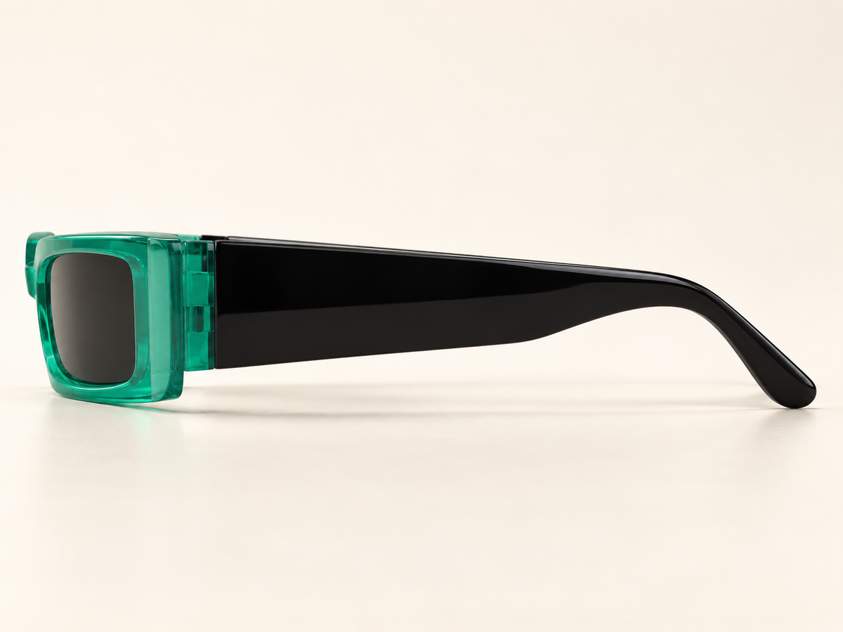 Verdant Cyber Rectangular Sunglasses