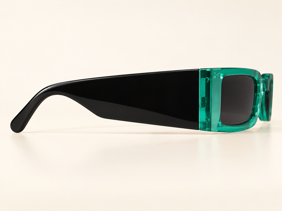 Verdant Cyber Rectangular Sunglasses