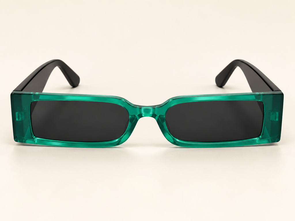 Verdant Cyber Rectangular Sunglasses