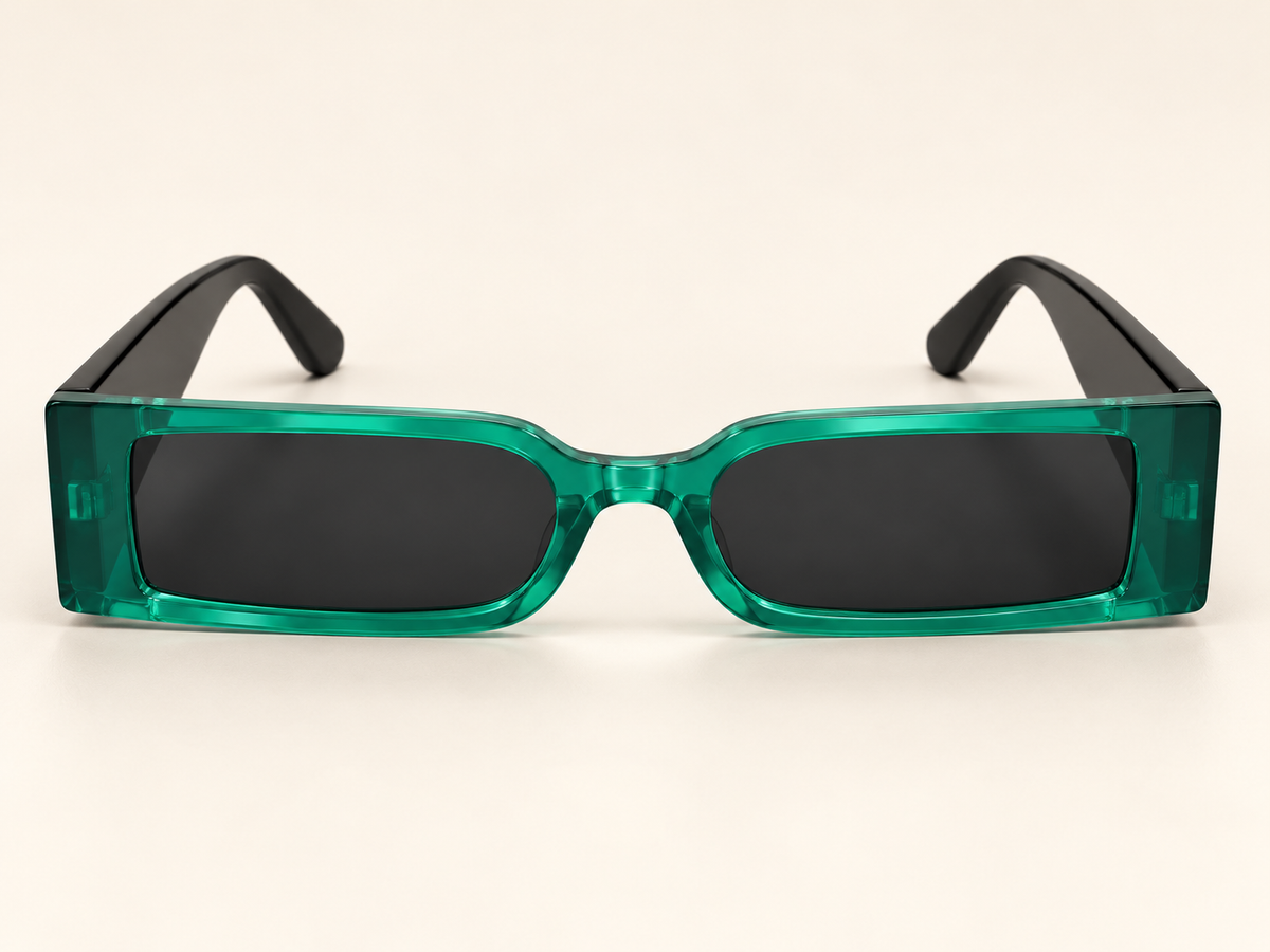 Verdant Cyber Rectangular Sunglasses