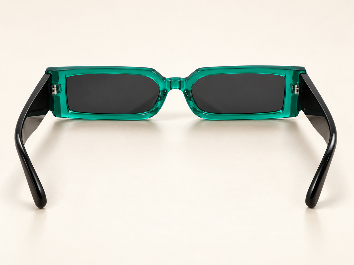 Verdant Cyber Rectangular Sunglasses